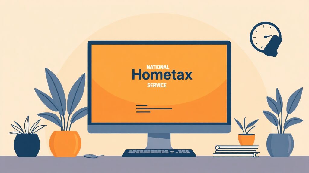 2025 연말정산 완벽 가이드: 간소화 서비스 활용법 & 달라지는 공제 혜택 총정리 2 연말정산 간소화 서비스란? (illustration 스타일)