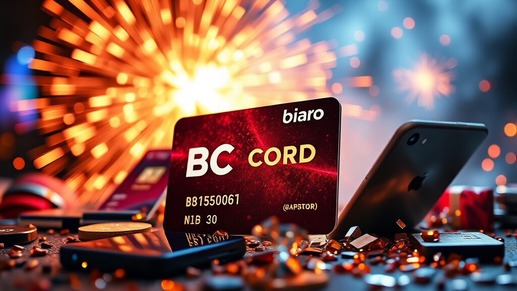 BC 바로카드 발급 이벤트, 어떻게 참여할까? (realistic 스타일)