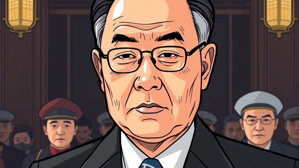 한덕수 전 총리 프로필 (illustration 스타일)