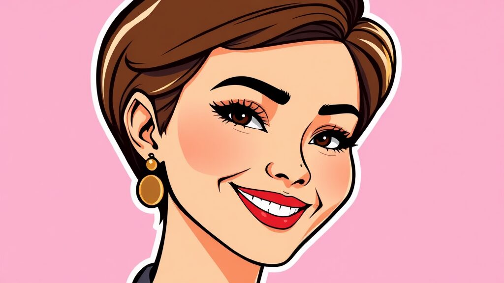 외모 변화에 대한 시청자 반응 및 현숙의 답변 (cartoon 스타일)