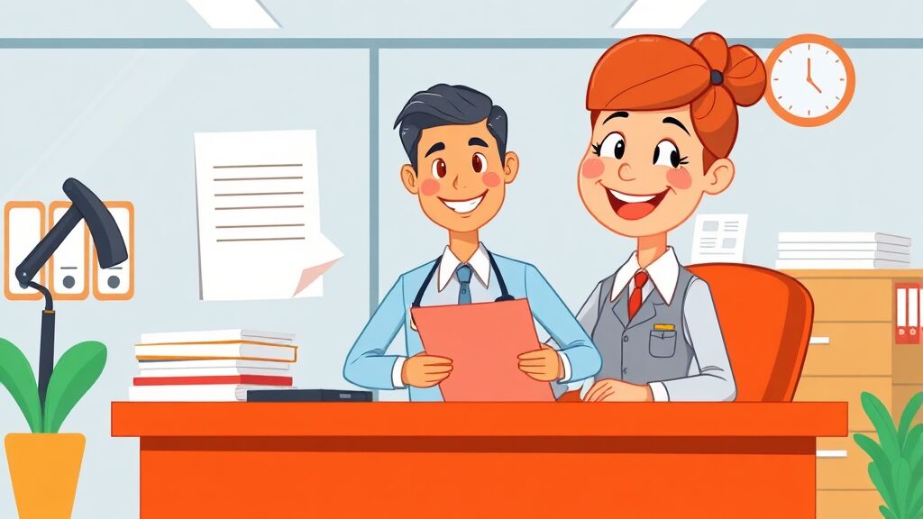 자격득실확인서 활용 꿀팁 (cartoon 스타일)