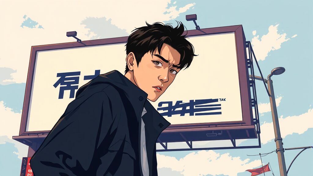 브랜드 이미지 타격 (illustration 스타일)