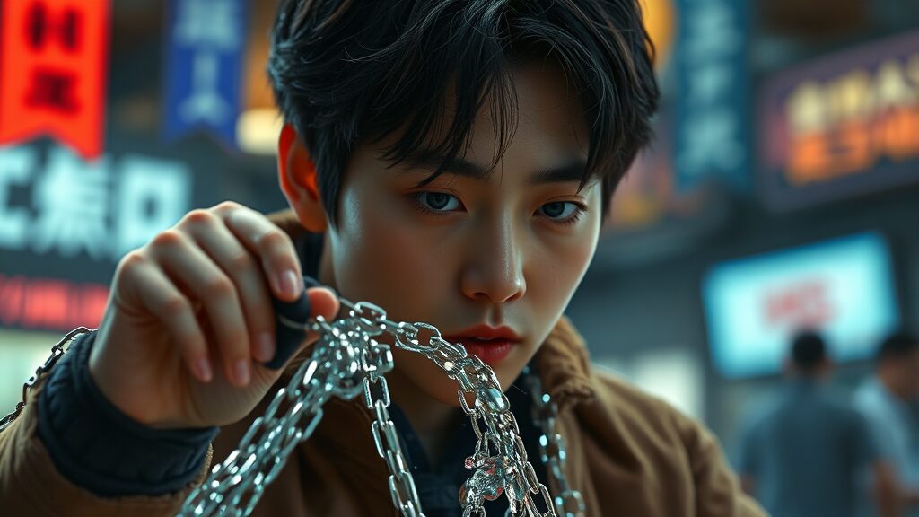 천문학적 위약금 (realistic 스타일)