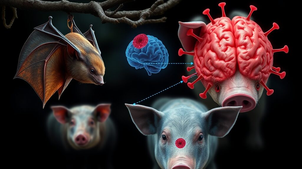 니파 바이러스란? (realistic 스타일)