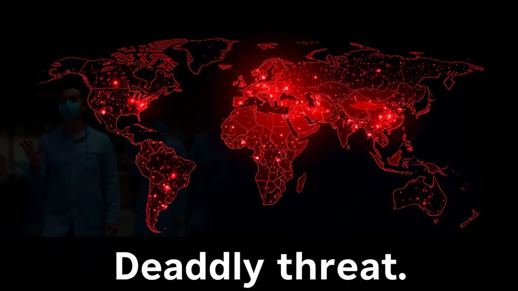 니파 바이러스 공포 확산! 증상, 감염 경로, 국내 발생 가능성 완벽 분석 4 발생 현황 및 위험성 (realistic 스타일)