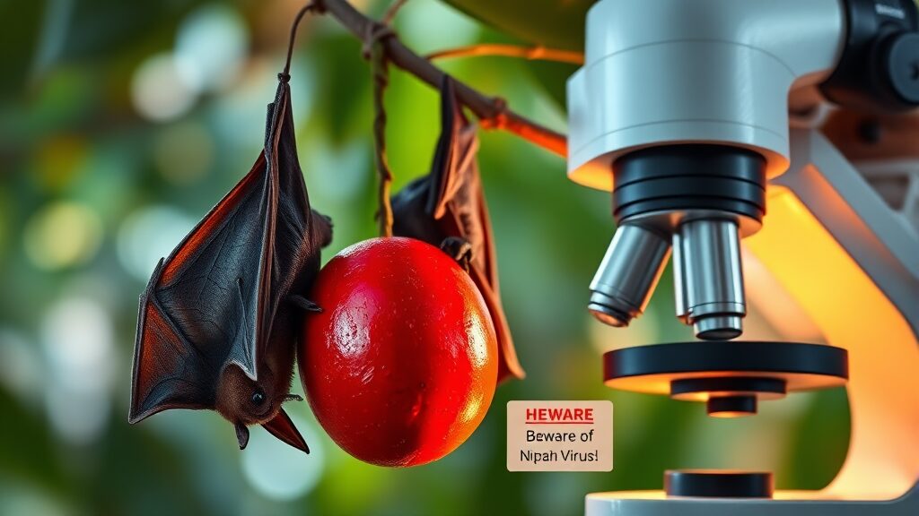 니파 바이러스 공포 확산! 증상, 감염 경로, 국내 발생 가능성 완벽 분석 8 니파 바이러스 관련 Q&A (realistic 스타일)