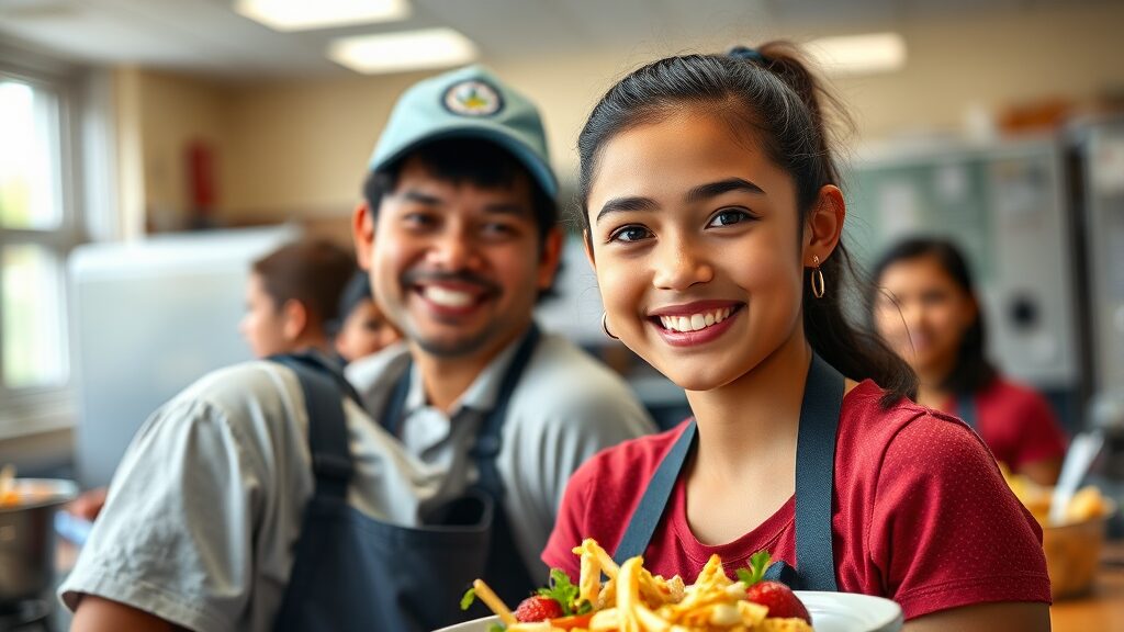 적정 식수 인원 기준 마련 (realistic 스타일)