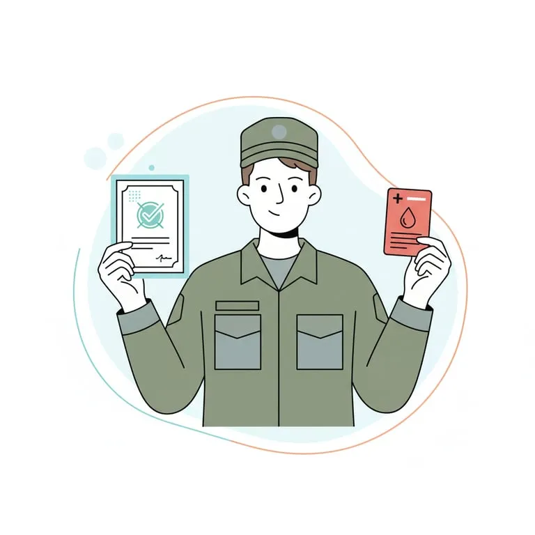 원격 교육 이수와 헌혈 실적에 따른 훈련 시간 차감 혜택 활용하기