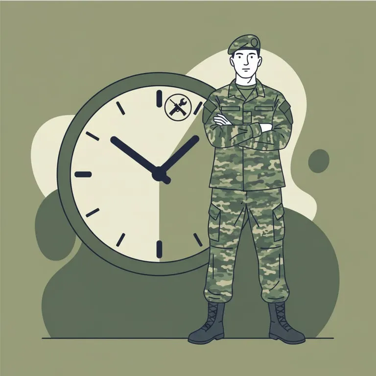 5년차 및 6년차 대원을 위한 훈련 시간 할당과 이수 기준