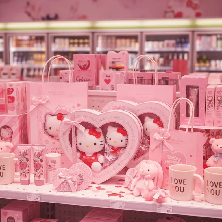 밸런타인데이 편의점 캐릭터 대전: 스누피,티니핑,키티 7 시대를 초월하는 산리오의 아이콘, 헬로키티와 친구들