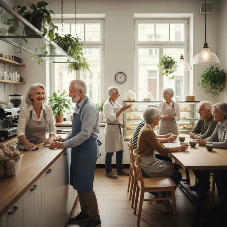 네 가지 사업 유형별 활동 내용과 급여 체계