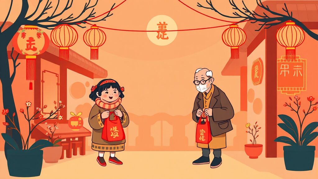 우리 동네 지원 정책 확인법 (illustration 스타일)