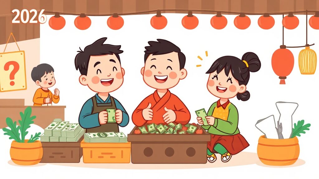 2026 민생지원금 3차: 대상, 신청, 지급액, 사용법 총정리 6 지급 방식 및 사용 조건은? (cartoon 스타일)