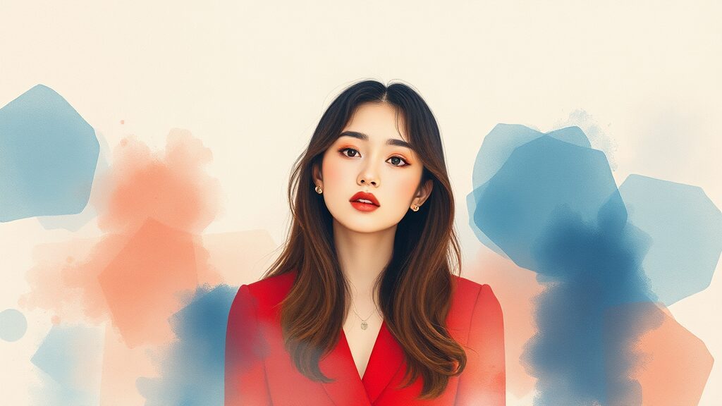 장카설풍, 무슨 뜻? (watercolor 스타일)