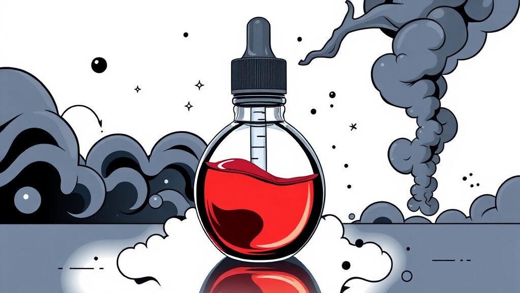 합성 니코틴 과세, 논란의 중심? (illustration 스타일)