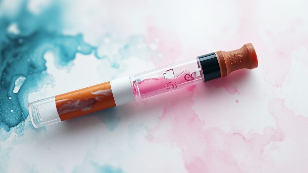 액상 전자담배 시장, 어떻게 변할까? (watercolor 스타일)