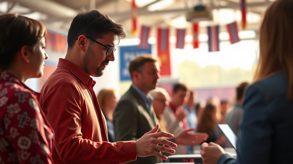 2026 지방선거 예측: 여론조사 개요 (realistic 스타일)