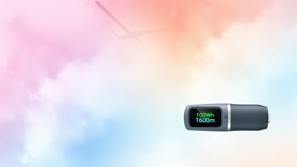 2026년 최신! 비행기 보조배터리 규정 완벽 가이드: 용량, 종류, 항공사별 총정리 4 용량별 반입 기준 (watercolor 스타일)