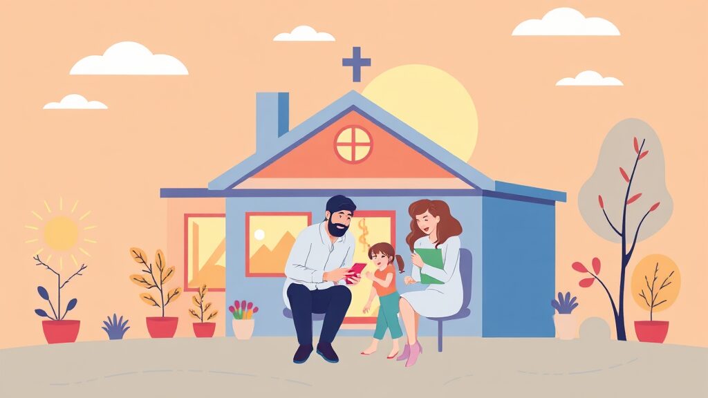 에너지, 통신, 의료비 바우처 (illustration 스타일)