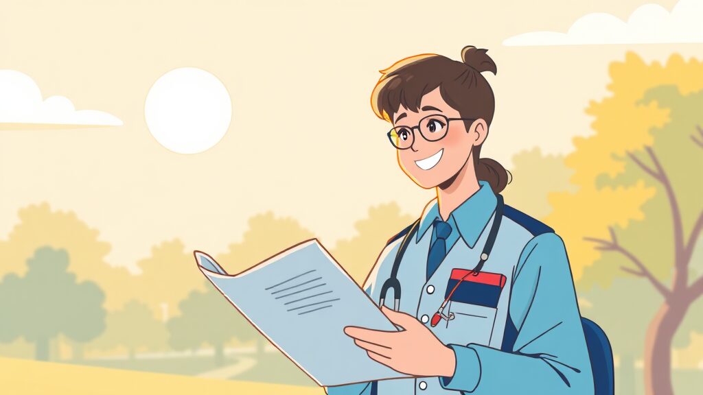 신청 방법 및 절차 안내 (illustration 스타일)