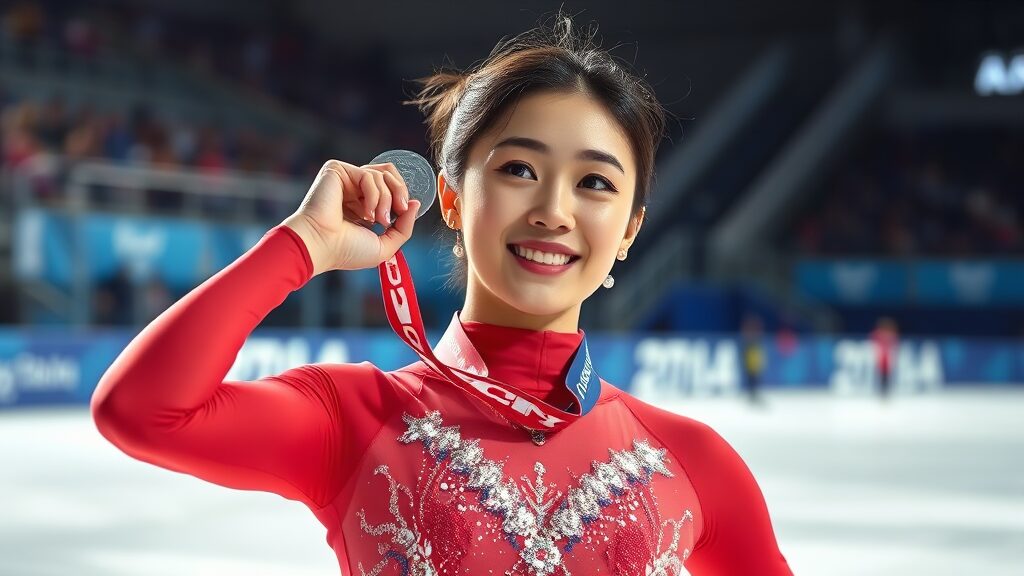 여자 싱글 기대주 (realistic 스타일)