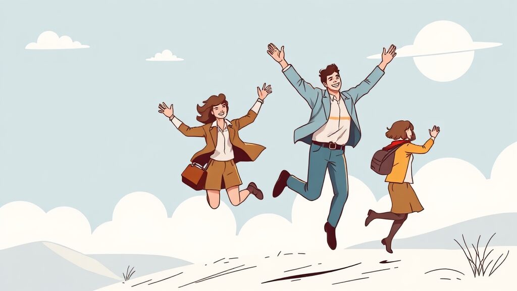 2026년 소상공인 지원 정책 동향 및 전망 (illustration 스타일)