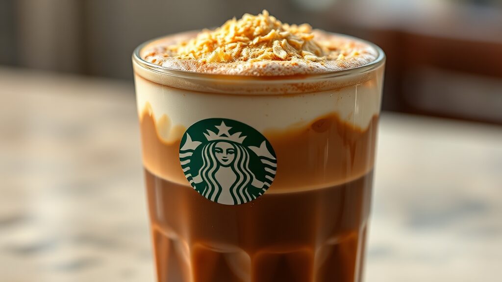 더 맛있게 즐기는 스타벅스 두바이 초콜릿 라떼 꿀팁 (realistic 스타일)