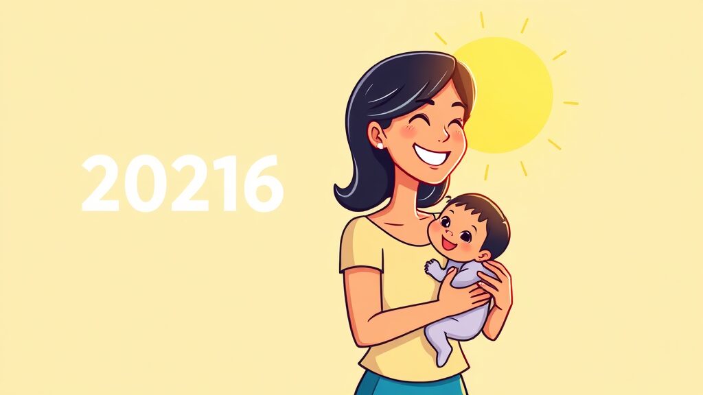 2026년 출산휴가 급여 및 기간 상세 안내 (cartoon 스타일)