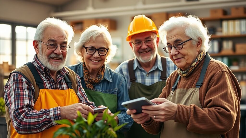 노인일자리 지원사업, 앞으로의 전망은? (realistic 스타일)