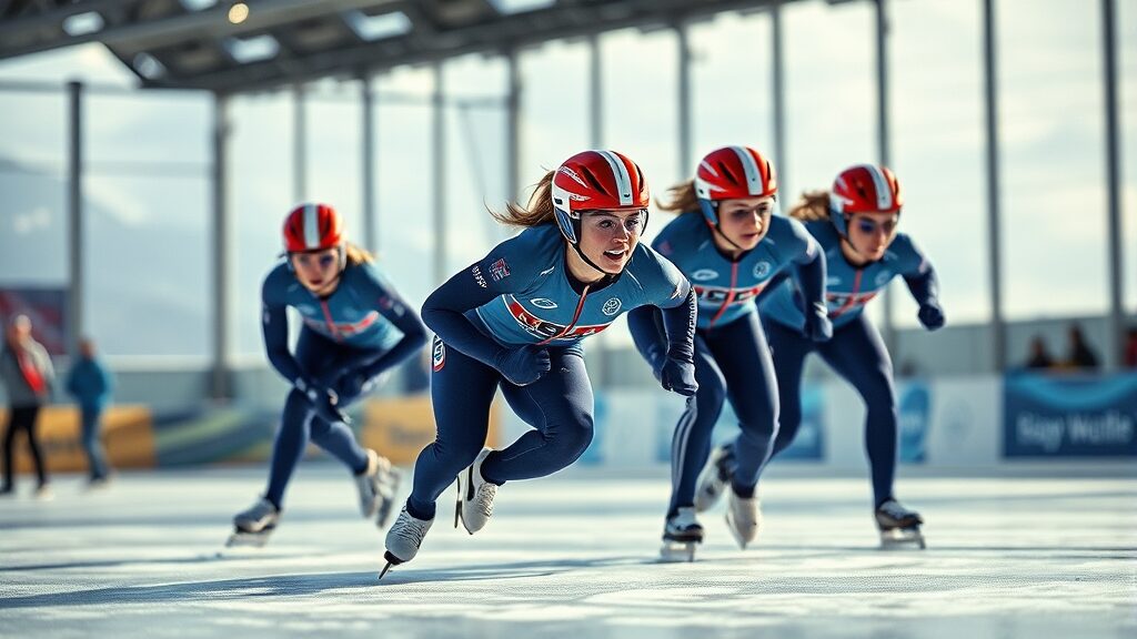 짜릿한 금빛 질주: 여자 계주 우승 스토리 (realistic 스타일)