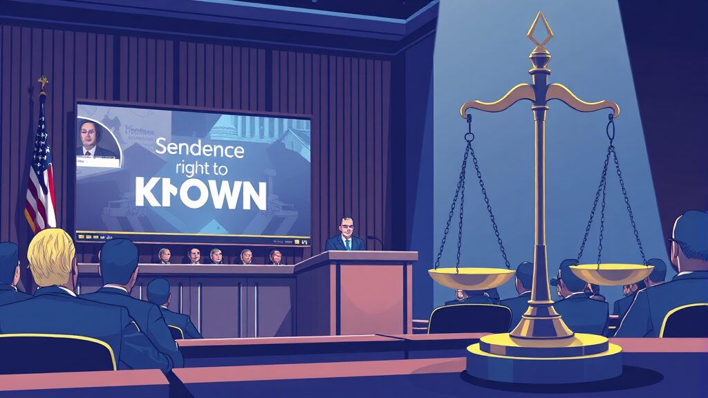 윤석열 재판 선고일: 생중계 시청 가이드 (illustration 스타일)