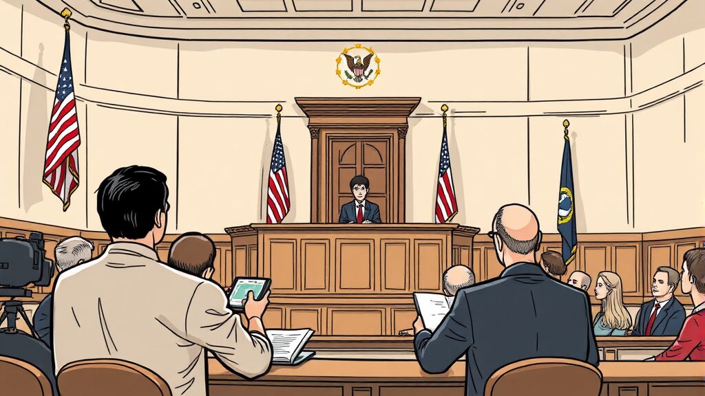 선고 시간, 장소 및 실시간 시청 방법 (illustration 스타일)