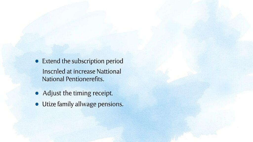 국민연금 예상수령액, 더 많이 받으려면? (watercolor 스타일)