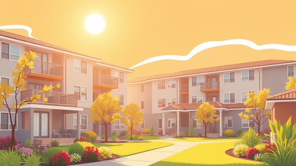 실버스테이 입주 자격 알아보기 (illustration 스타일)