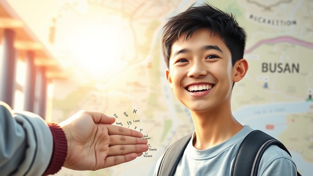 누가 신청할 수 있나요? 부산온나 청년패스 자격 요건 (realistic 스타일)