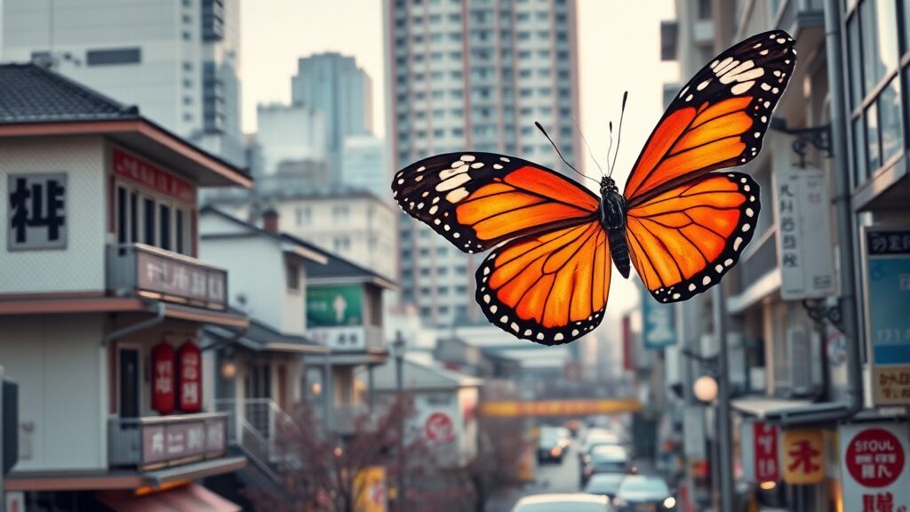 향후 부동산 시장 전망: 세금 정책의 나비효과 (realistic 스타일)