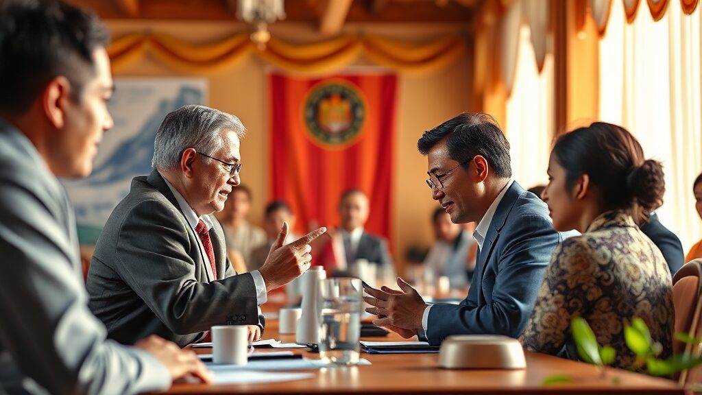 새 정부 출범 후 고위 당정협의회, 주요 논의 내용은? (realistic 스타일)