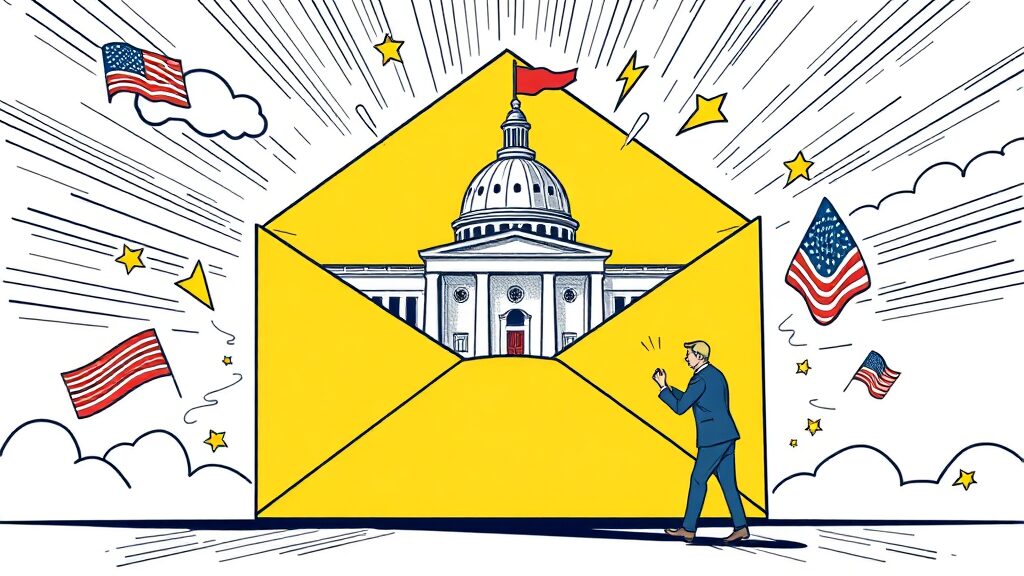 노란봉투법 등 핵심 쟁점 법안, 당정 간 입장 차이 (illustration 스타일)