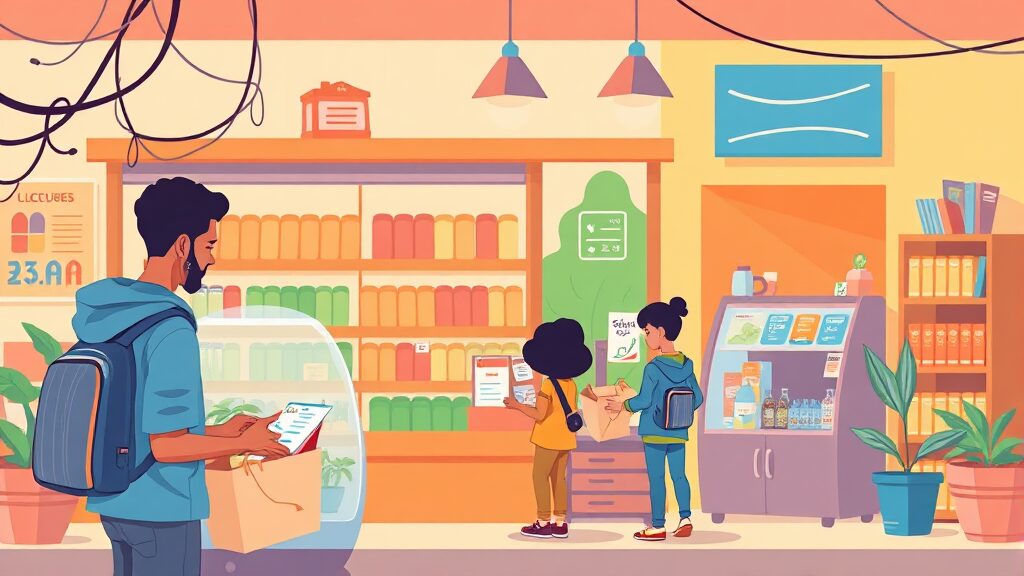 현명하게 사용하기: 사용처와 제한 사항 (illustration 스타일)