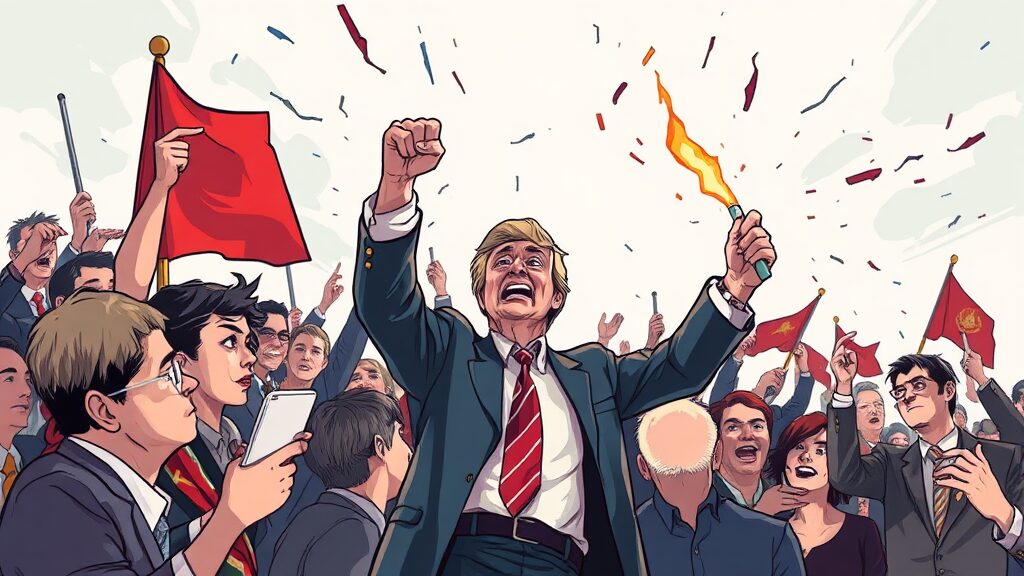 국민의힘 지지율 17% 급락, 내부 갈등과 TK 민심 이탈 원인 분석 3 내부 갈등과 민심 이반의 심각성 (illustration 스타일)