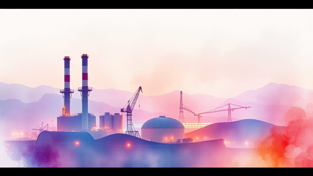 정부 및 지자체의 지원과 역할 (watercolor 스타일)