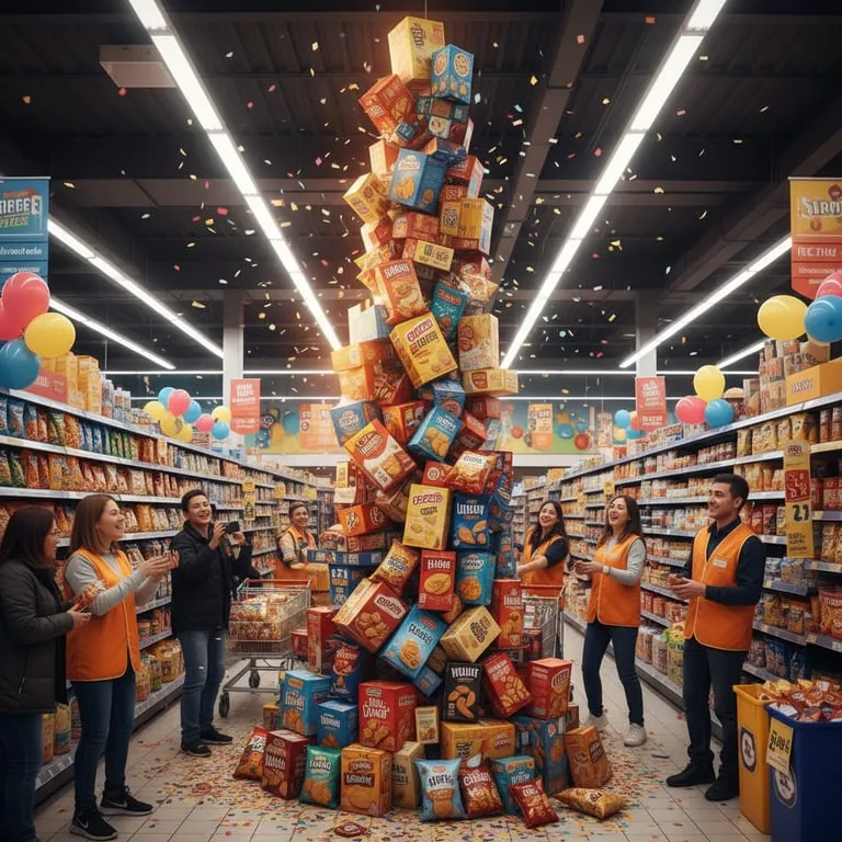 이마트, 과자 무한 담기. 1 public 12