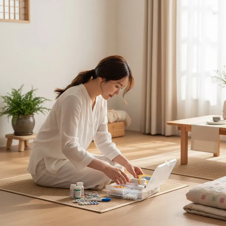비상 상황을 대비한 상비약 구비 및 안전 수칙