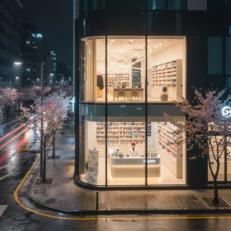 군산 및 익산 지역의 심야 약국 네트워크 확인하기