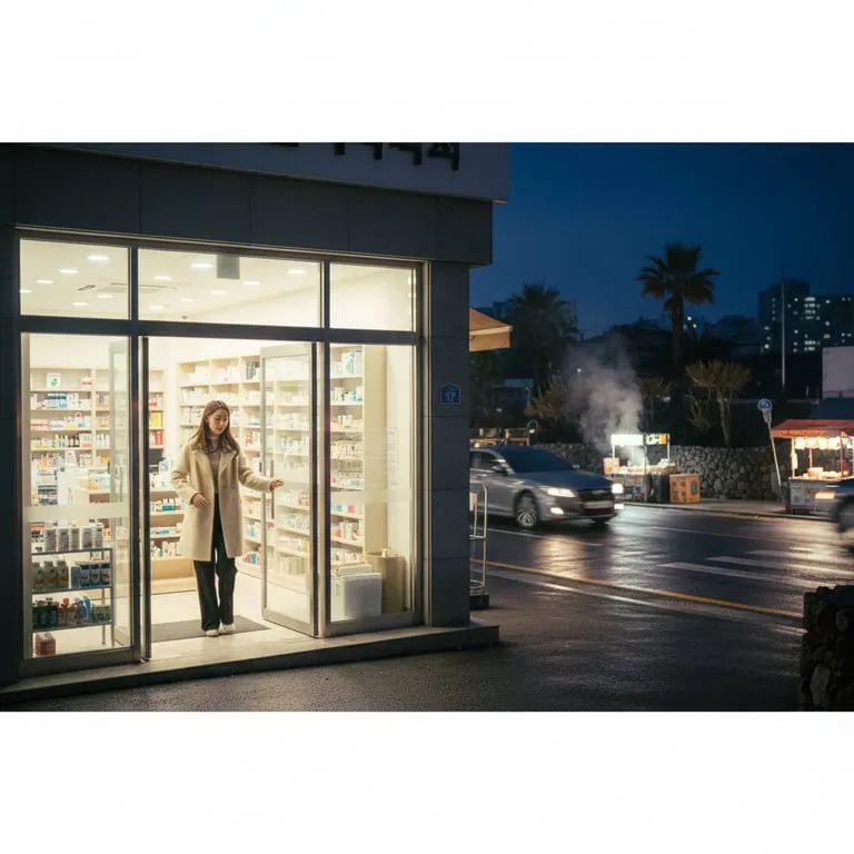 제주시 권역별 공공심야약국 상세 정보