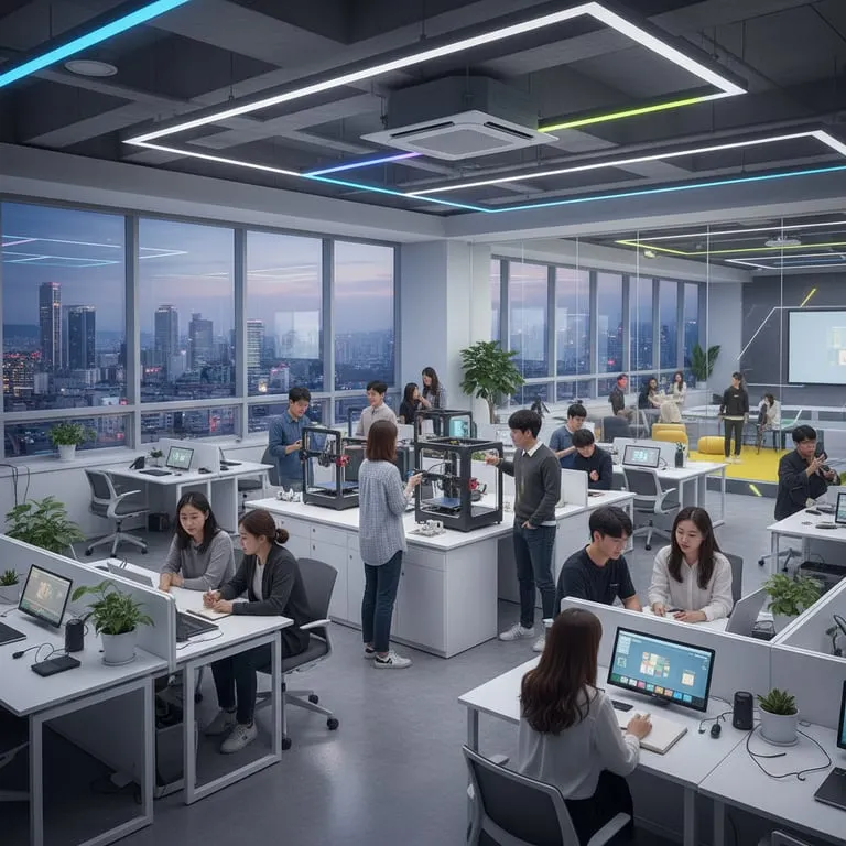 소공인 스타트업 허브 층별 시설 및 활용 안내