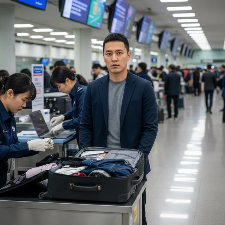 일본 요나고 공항 입국 과정에서 겪은 강도 높은 정밀 수색