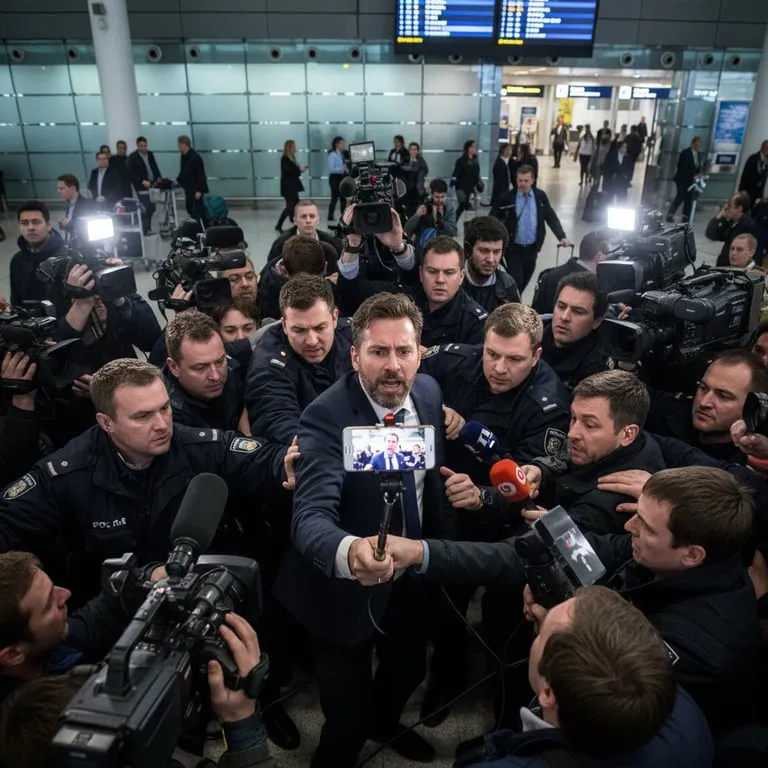 긴박했던 공항의 분위기와 실시간 소통