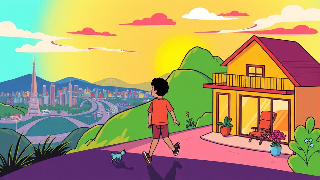 주거 지원 정책, 월세 세액공제 외 다른 혜택은? (cartoon 스타일)