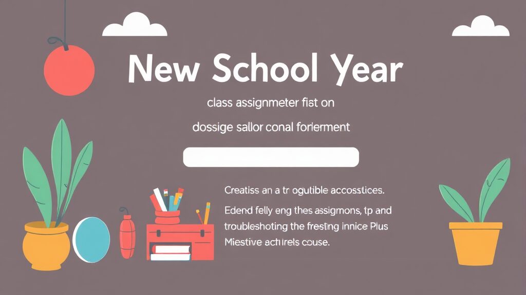 반배정 확인 시 유의사항 및 문제 해결 (illustration 스타일)